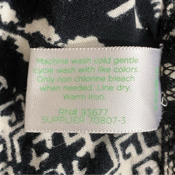 DECREE strappy back southwest print stripe rayon sleeveless swing top XL - Picture 6 of 6